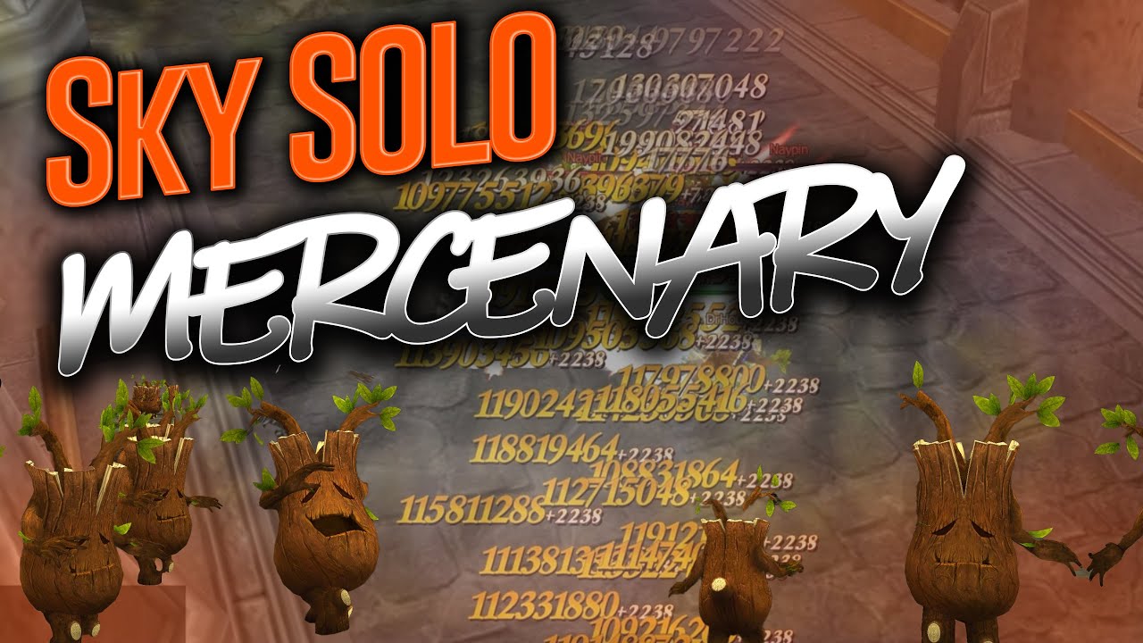 Mercenary lv 205 Bridge Solo in Sky Fortress #rappelz #skyfortress