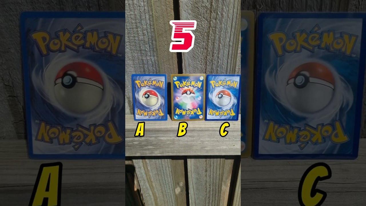 Can you spot the fake Pok&eacute;mon card in 5 seconds?⌚ #shorts #pokemoncards #pokemon #fake