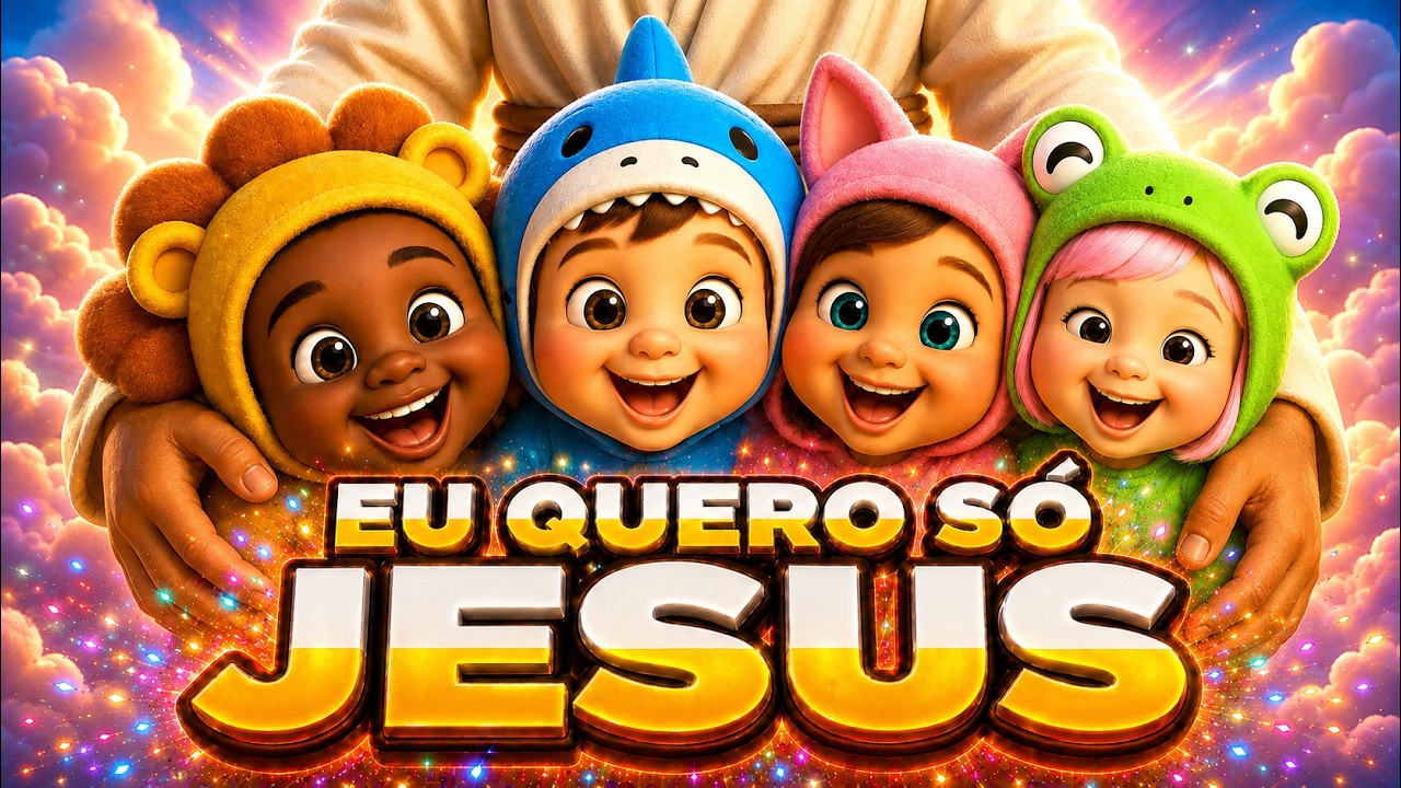 Eu Quero Só Jesus💛 | Música Infantil Cristã – Turminha da Arca | Sol Maior