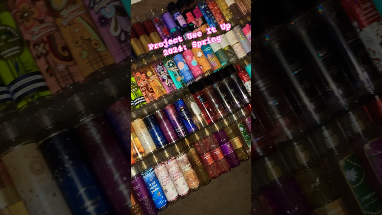 Project Use It Up Spring 2024 | Part 5 Fine Fragrance Mist #bathandbodyworks #projectuseitup #2024