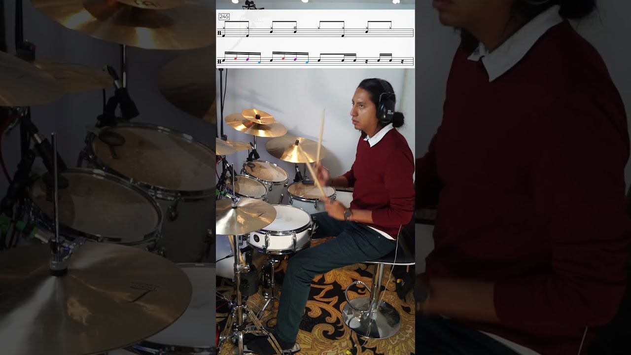 Easy Groove and Fill for Beginners! Daily Drumming No. 245 