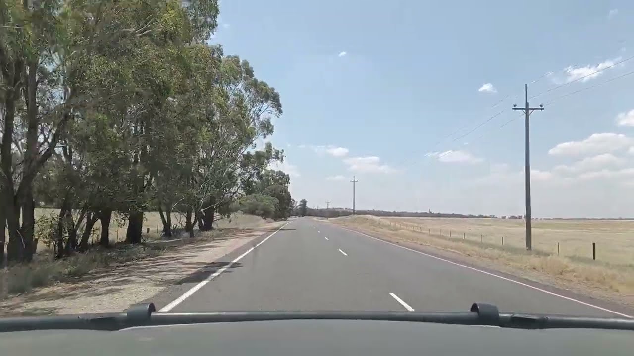 THURSDAY AFTERNOON DRIVING TO WORK IN THE RIVERINA NSW AUSTRALIA 🦘