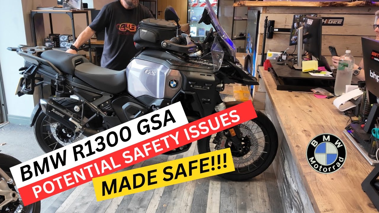 SAFETY ISSUES CORRECTED!! BMW R1300 GS ADVENTURE