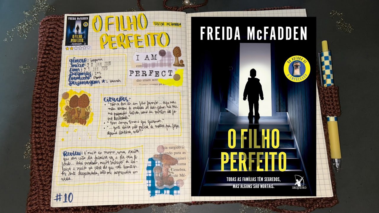 caderno de leituras 10 | o filho perfeito + páginas e layout