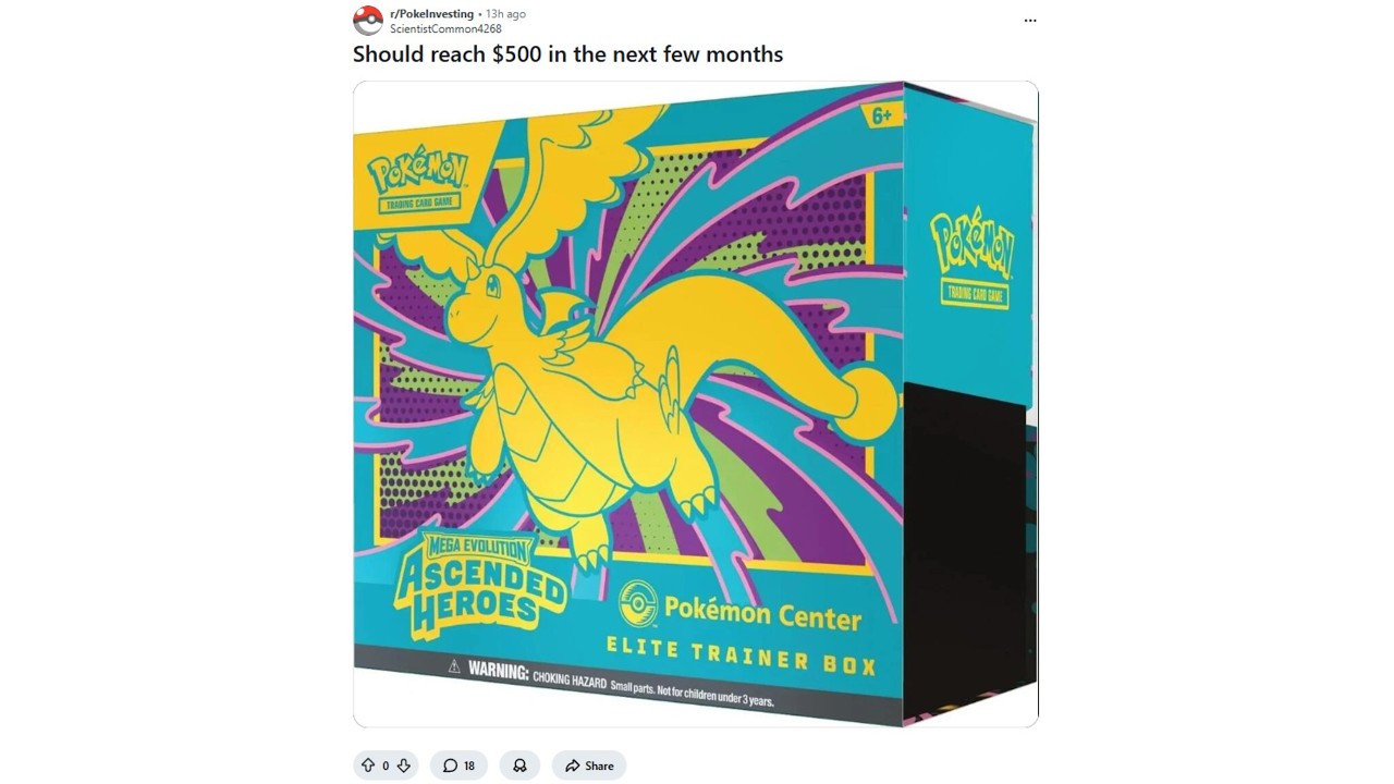 Pokemon Investor's Expectations Are Extremely Unrealistic, This is Scary