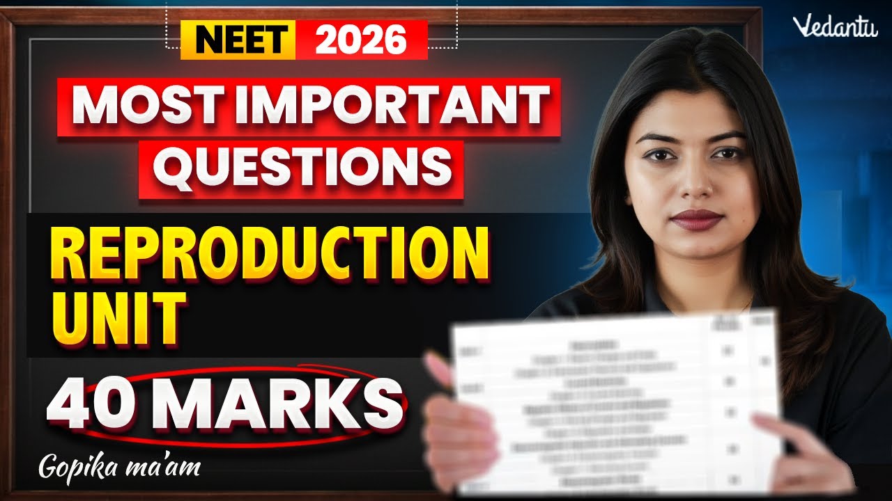 Most Important Reproduction Questions | NEET 2026 | Question Series | Gopika Mam
