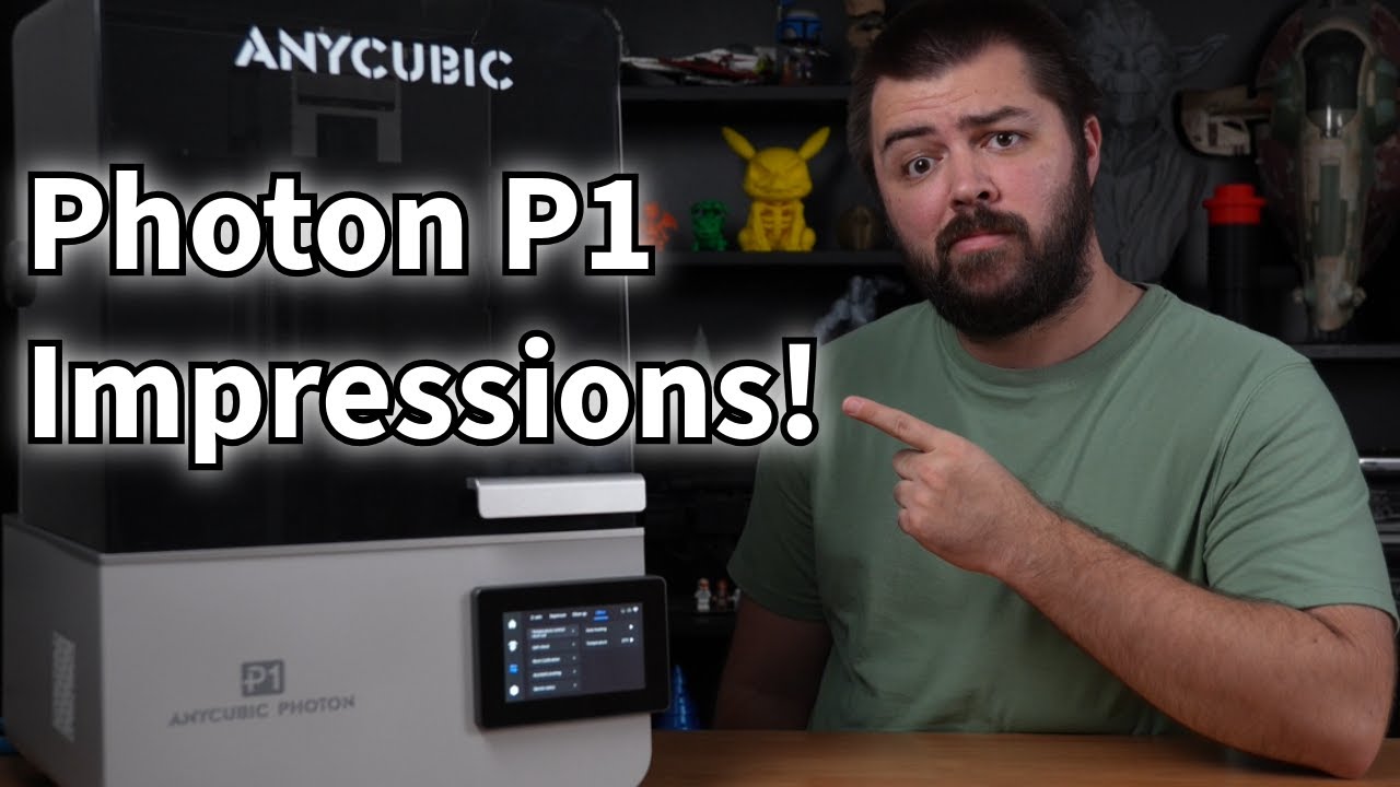Первые впечатления от 3D-принтера Anycubic Photon P1! Хороший 3D-принтер для миниатюр?
