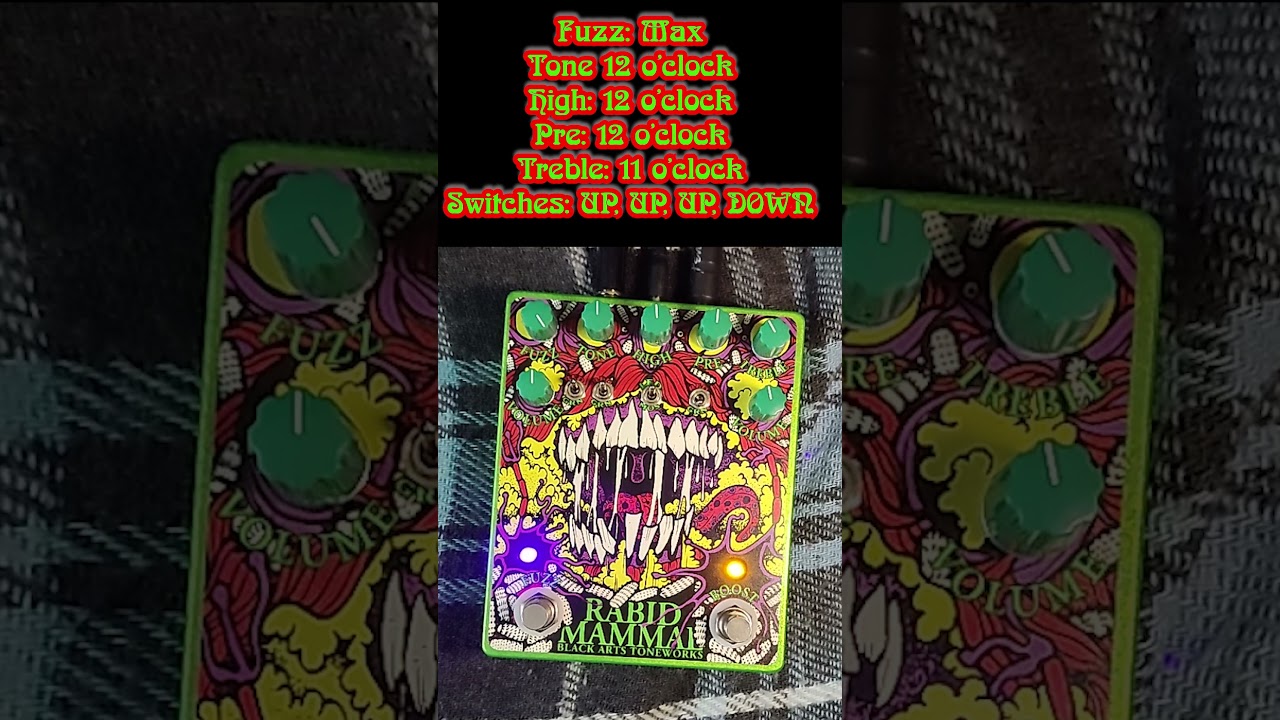 Black Arts Toneworks Rabid Mammal V2 #fuzz #doommetal #stonermetal #sludge #guitarpedals