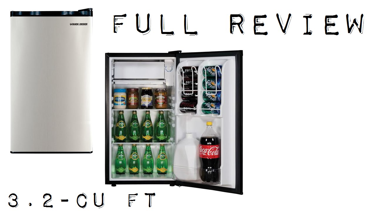 Black & Decker 3.2-cu ft Mini Fridge w/ Freezer (BCF32V) Review