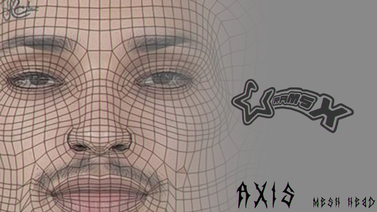 (IMVU) How to make retextures with my new Axis Mesh Head (+ PSD file)