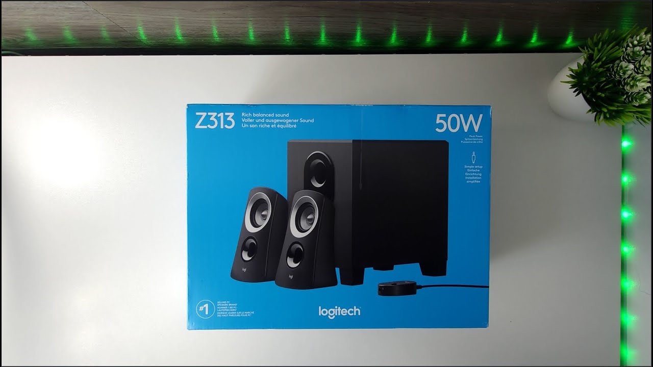 Unboxing The Logitech Z313  Speaker With Subwoofer
