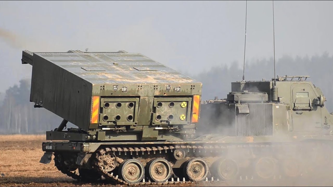 Extremely Powerful M270 MLRS & M142 HIMARS in Action / Live Firing