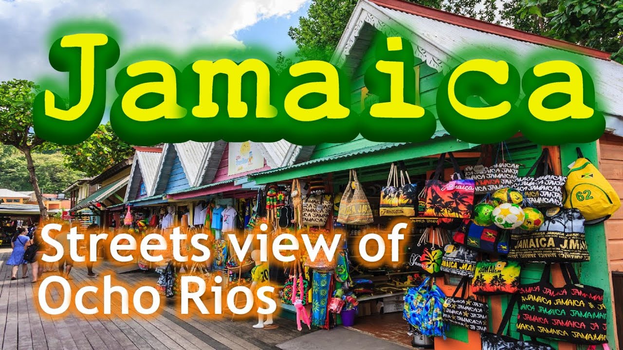 Jamaica I Streets view and walking tour in Ocho Rios, Jamaica