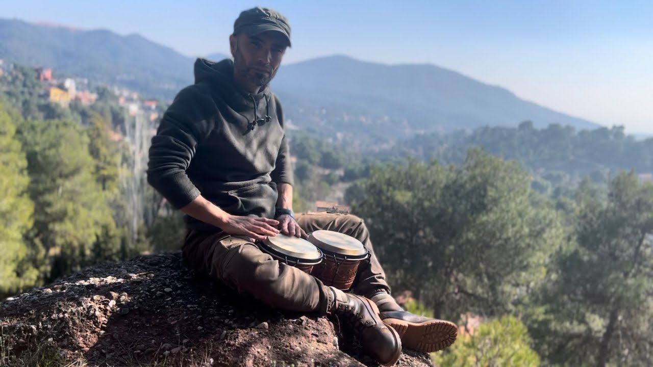 En los montes de Vacarisses acompañado del elfo Fanthul