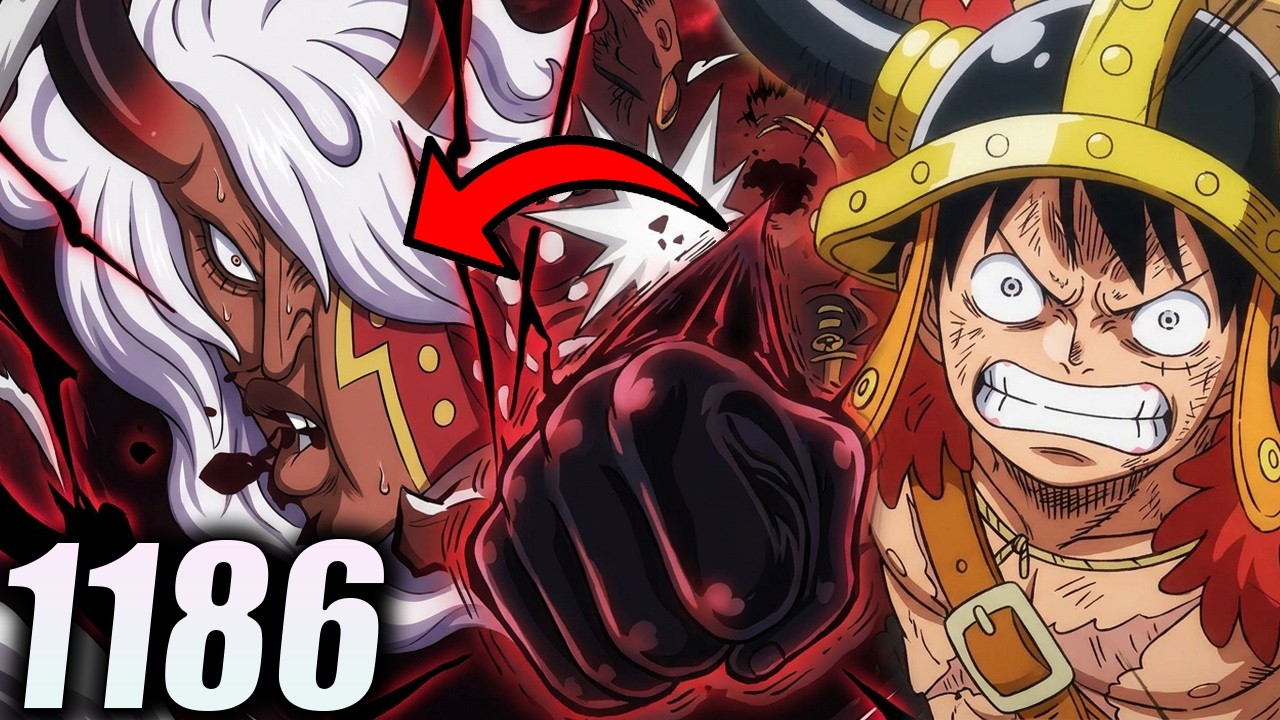 LUFFY COMPLETELY DESTROYS IMU / One Piece Chapter 1186
