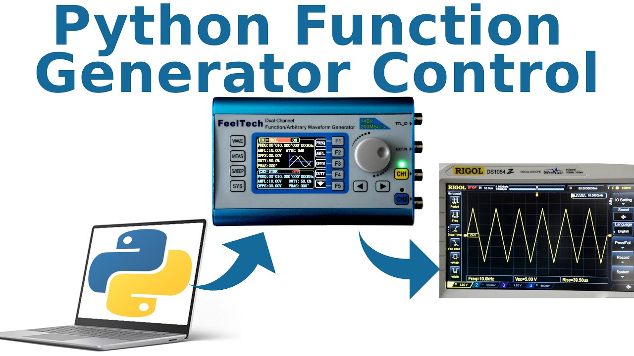 Python Control of FeelTech Waveform Gen: How to get it working