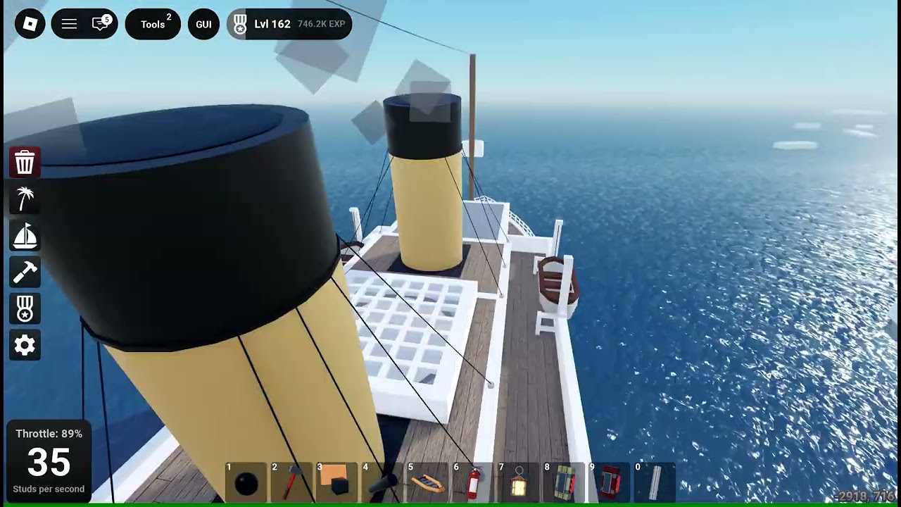 titanic sail and sink
