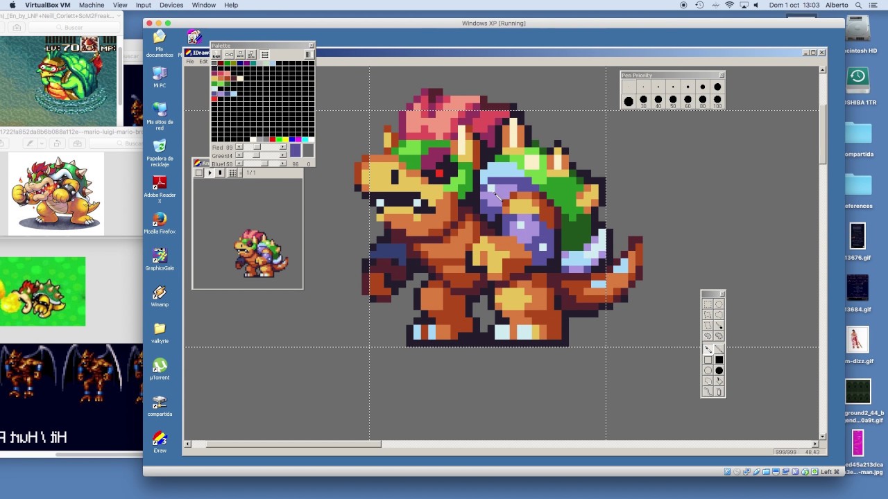 PIXEL ART TIME LAPSE #83 - Super Mario Bros