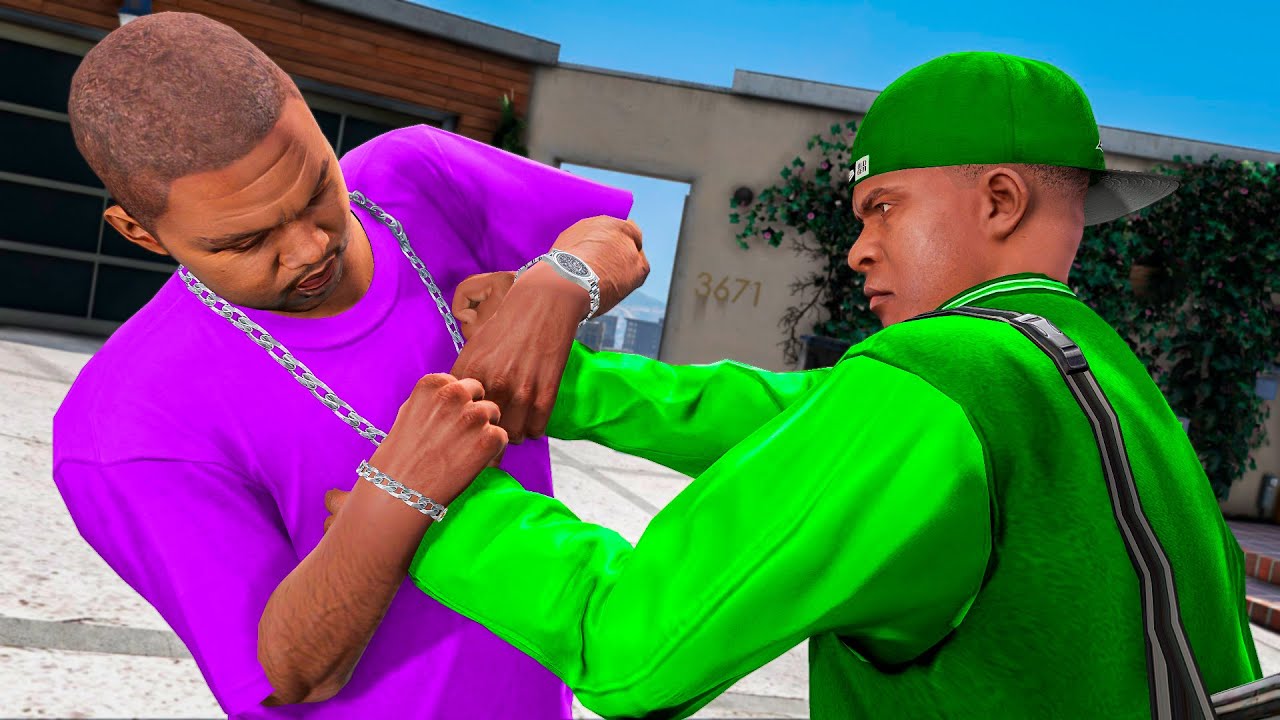 A GUERRA DE GANGUES NO GTA 5 - O FILME