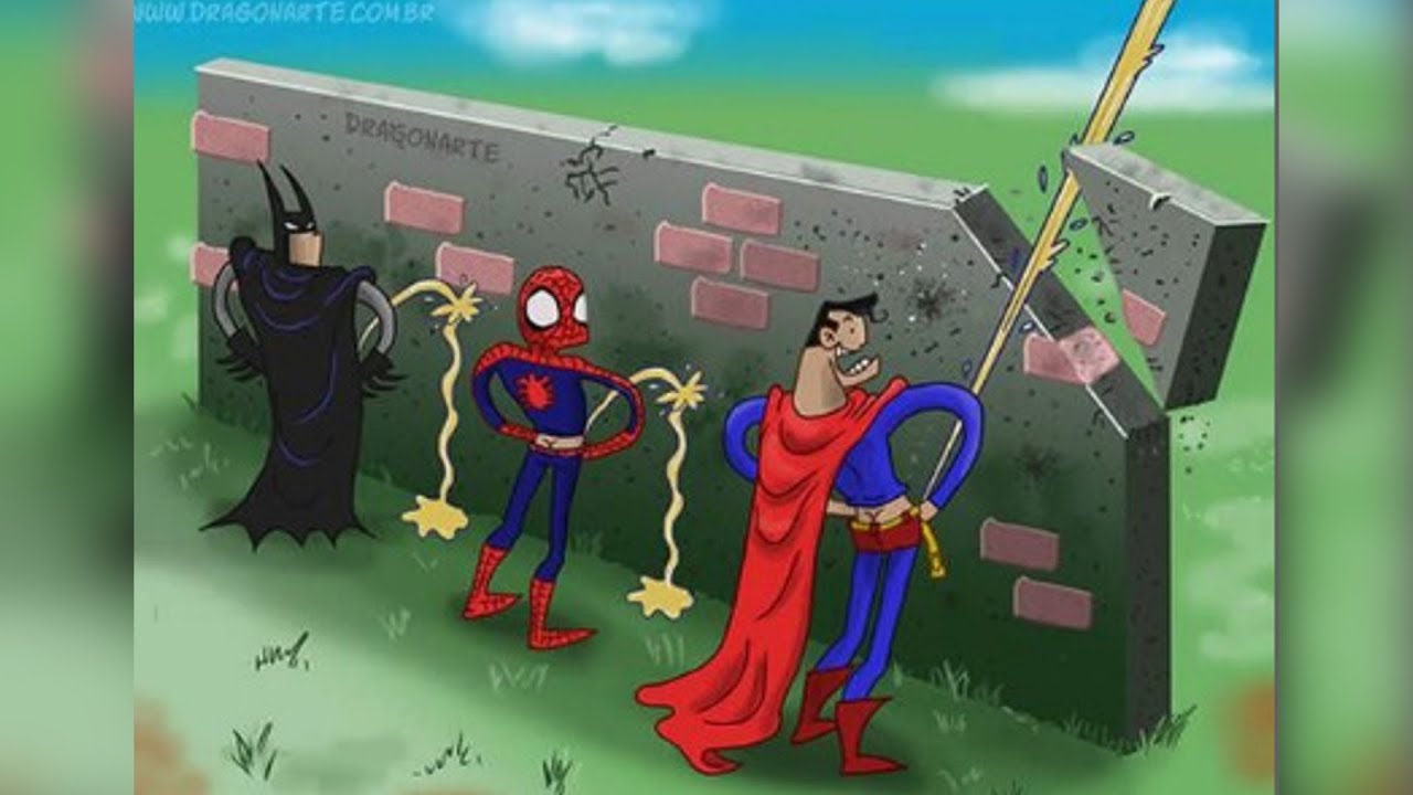 20+ FUNNY SUPERHERO COMICS - Marvel & DC - 2.