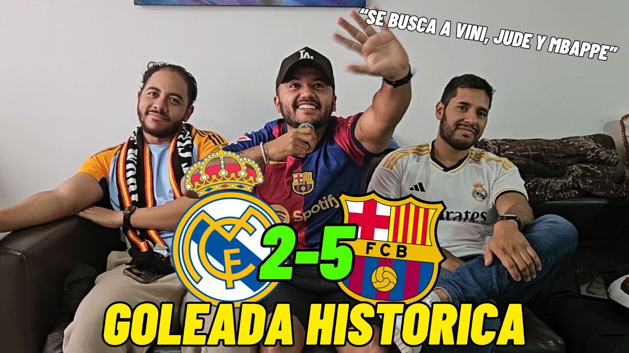 Reacción REAL MADRID 2-5 BARCELONA | *goleada histórica* | El Grani