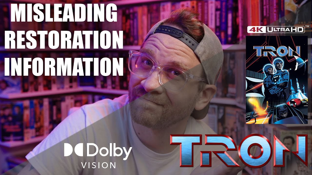Tron 4K ВВОДЯЩАЯ В ЗАБЛУЖДЕНИЕ информация о восстановлении (НЕ ОБЗОР 4K vs BLURAY)