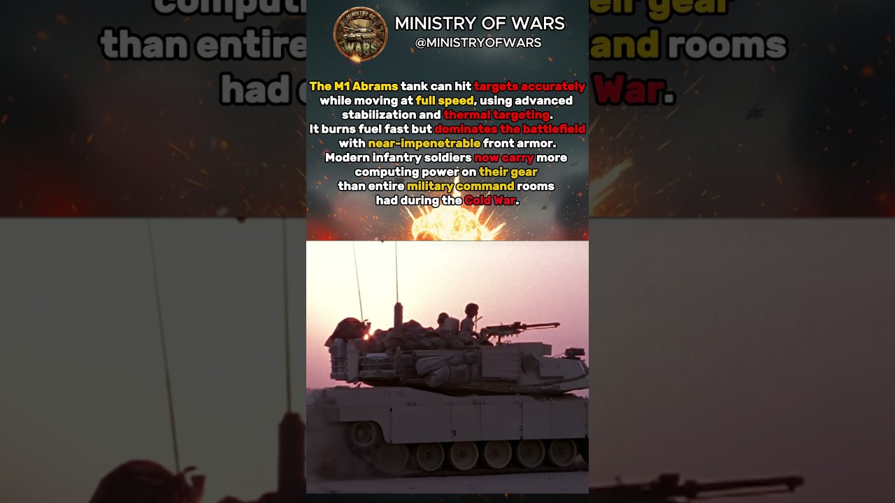 the M1 Abrams tank is scaryy !!