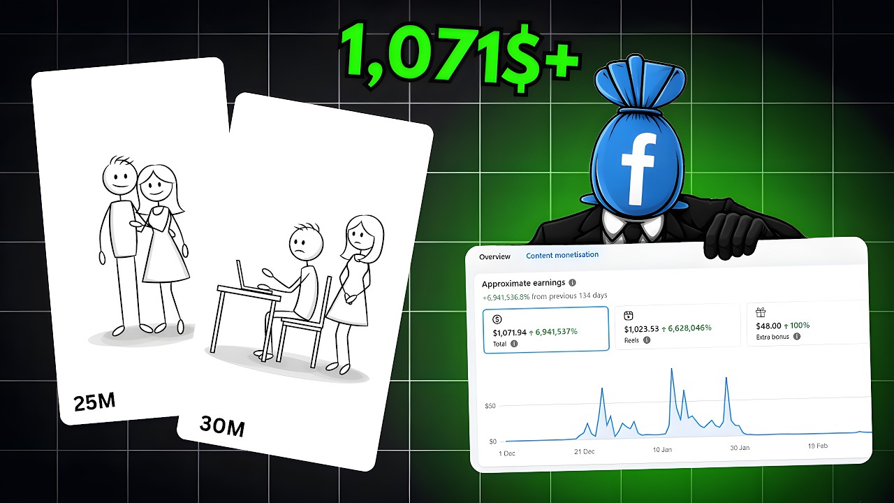 How I Made $1000/Month from Facebook Reels with AI (Full Course 2026) 🔥
