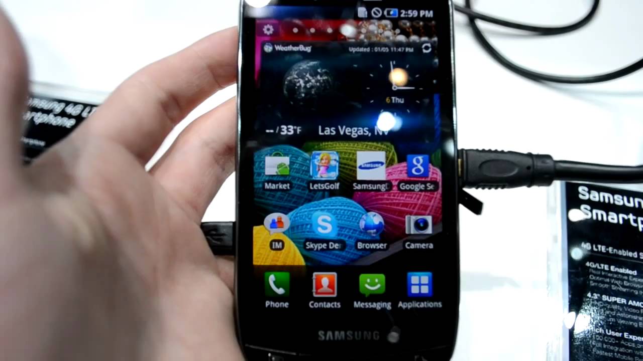 Samsung Droid Charge (SCH-i510) Hands On