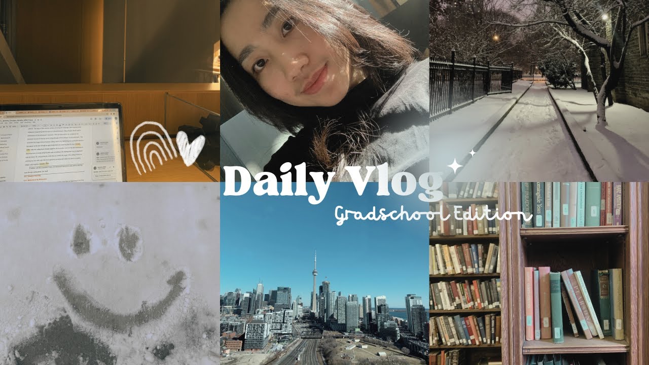 Daily Vlog as a Master's Student at the University of Toronto
