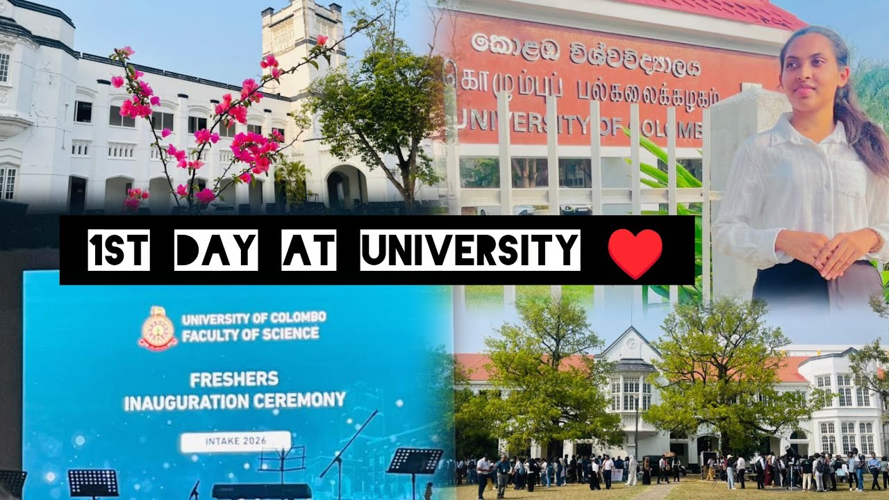 Inauguration ceremony 🤍 University of colombo 💐 Faculty of science 🥰