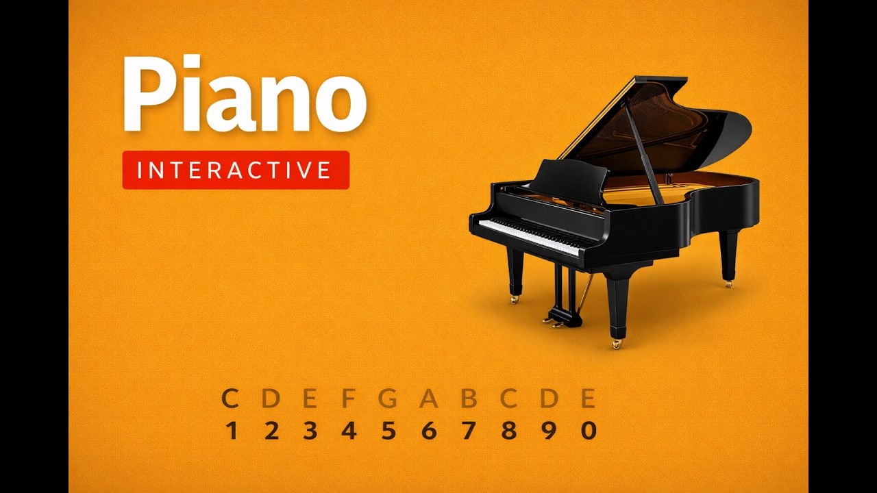 Use Your Keyboard As a Piano (Numbers Only)