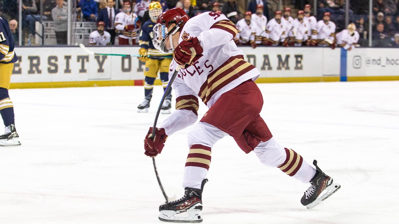 Capitals prospect Ryan Leonard shining at Boston College