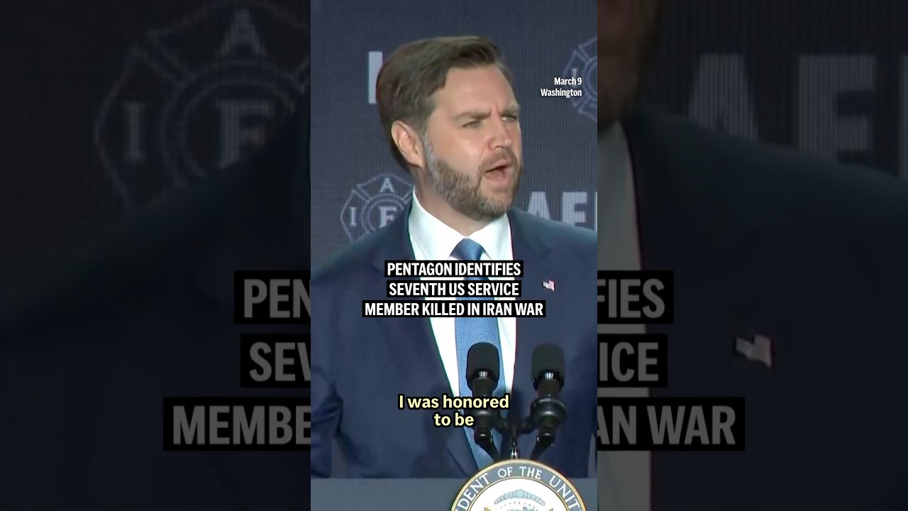 Pentagon identifies seventh US service member killed in Iran war