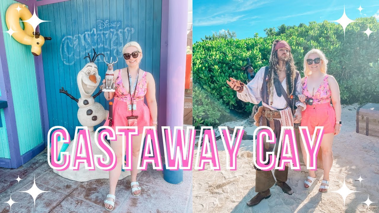 We went to DISNEY'S PRIVATE ISLAND, CASTAWAY CAY! Jack Sparrow, Bike Rides, Snorkeling, 1923 Dinner.