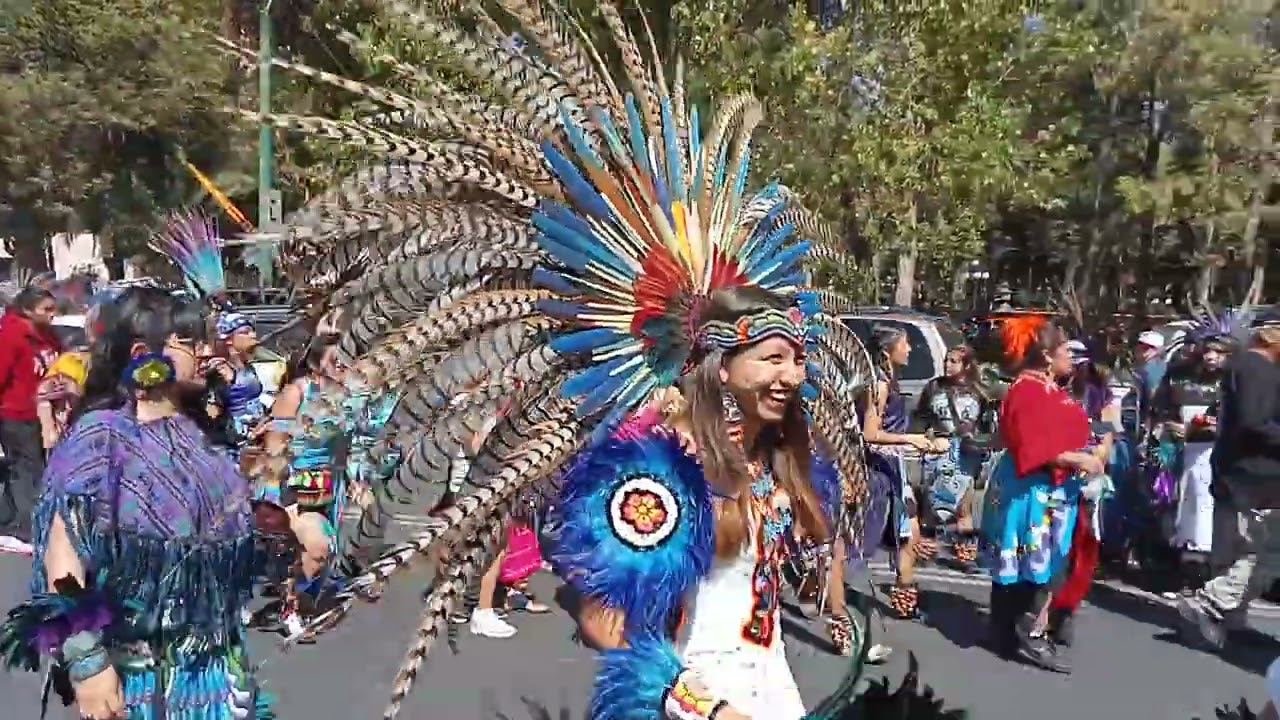 peregrinación de las Danzas en Tlatelolco a la basílica de Guadalupe 2023