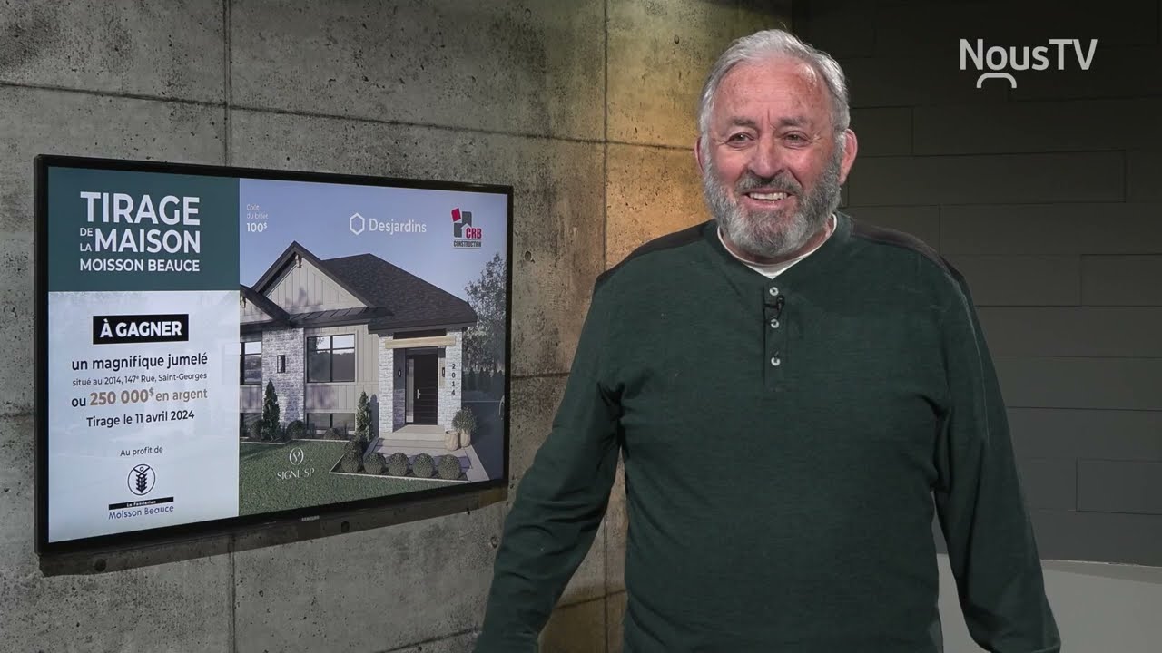 Gilles Boutin, gagnant de la Maison Moisson Beauce 2020