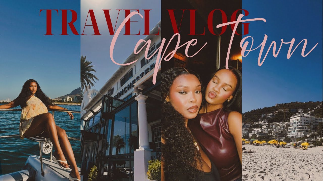 travel vlog: cape town edition | sunsets, cruise, beach & more 