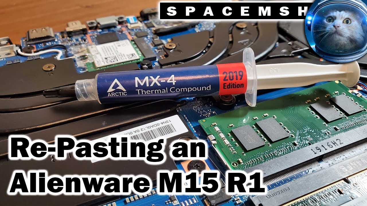 Как перепрошить игровой ноутбук (Alienware M15 R1)