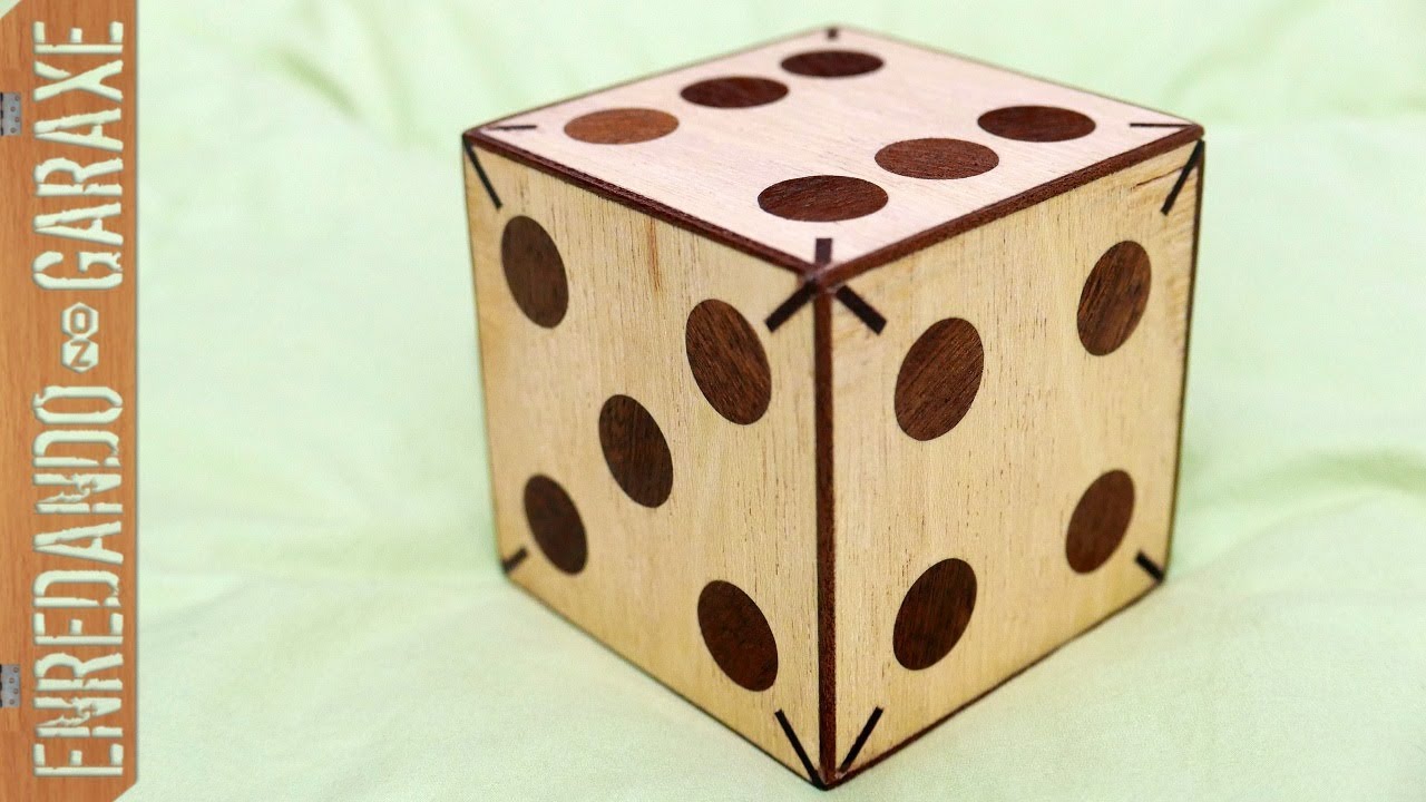 Как сделать игральные кости из фанеры 🎲