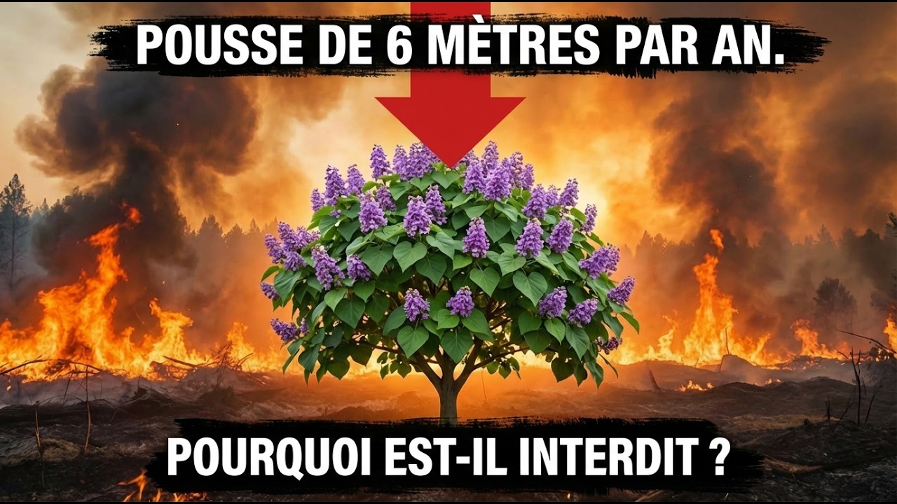 Cet arbre pousse de 6 mètres par an. 100 % résistant au feu. Pourquoi est-il illégal de le planter ?