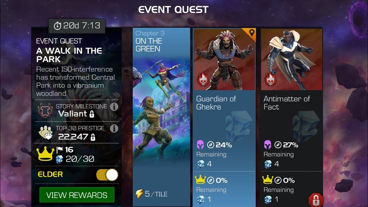 Marvel Contest of Champions- 2026 February EQ- Elder Difficulty Quest 5