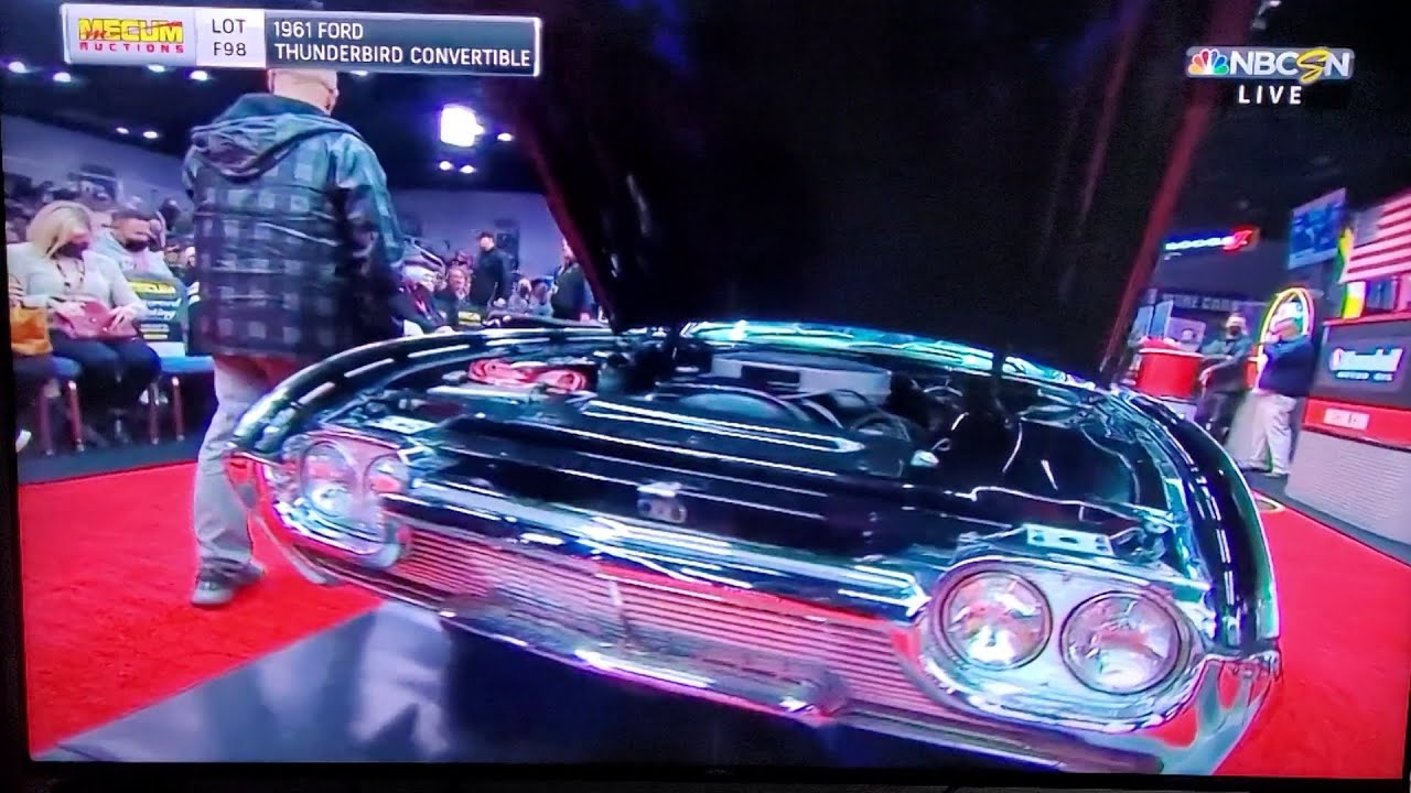 1961 Ford Thunderbird Convertible Mecum Chicago