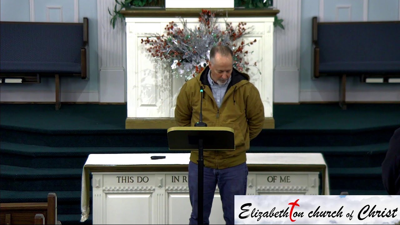 Elizabethton COC 1-28-26 - Wednesday Night Bible Study - Todd Houston