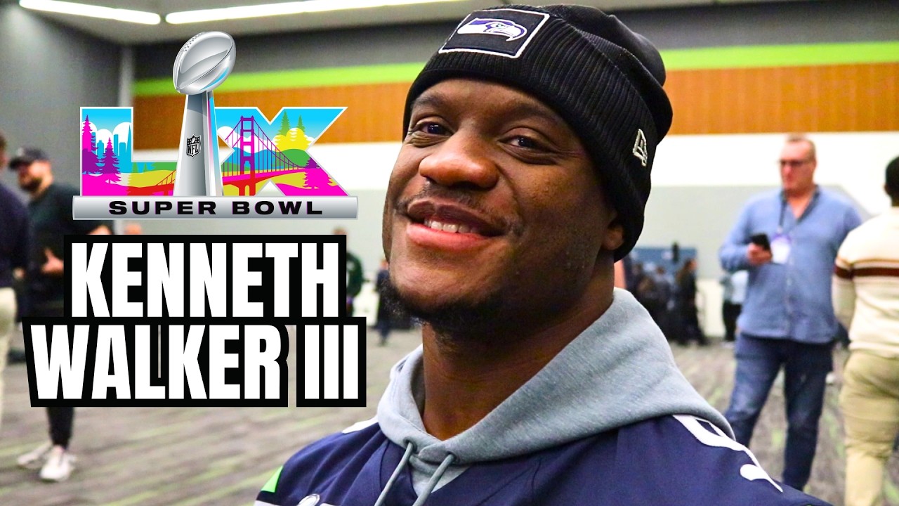 &ldquo;I love Gervonta, Crawford he like that!&rdquo; Seahawks Kenneth Walker | Super Bowl LX Interview