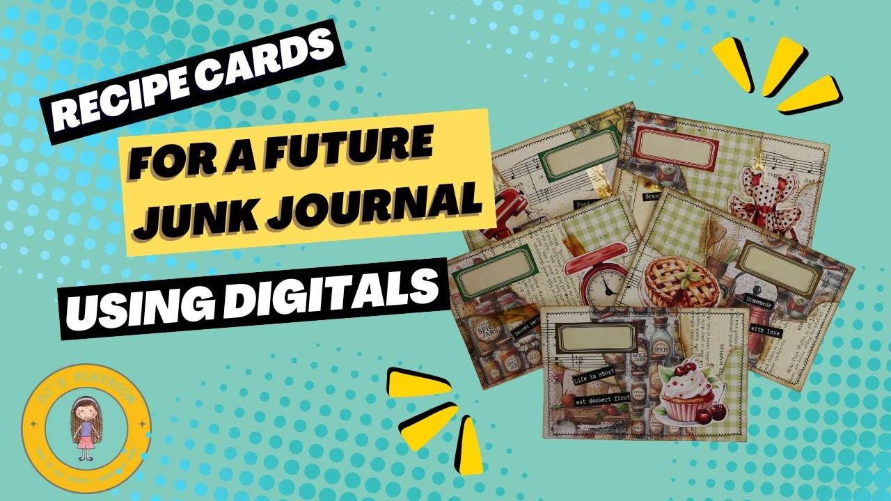 Recipe Cards from J.O.Y. kit!