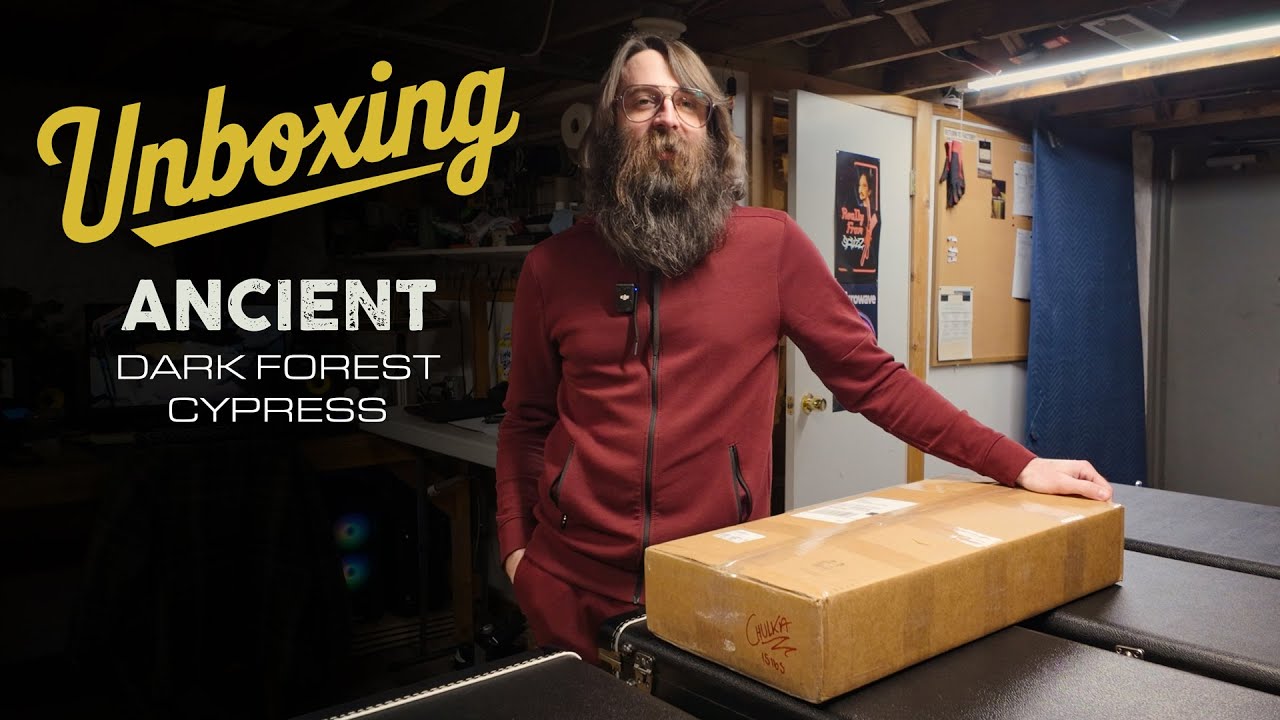 Unboxing Ancient Cypress Guitar Tops – Dark Forest Cypress Delivered a Special Surprise!