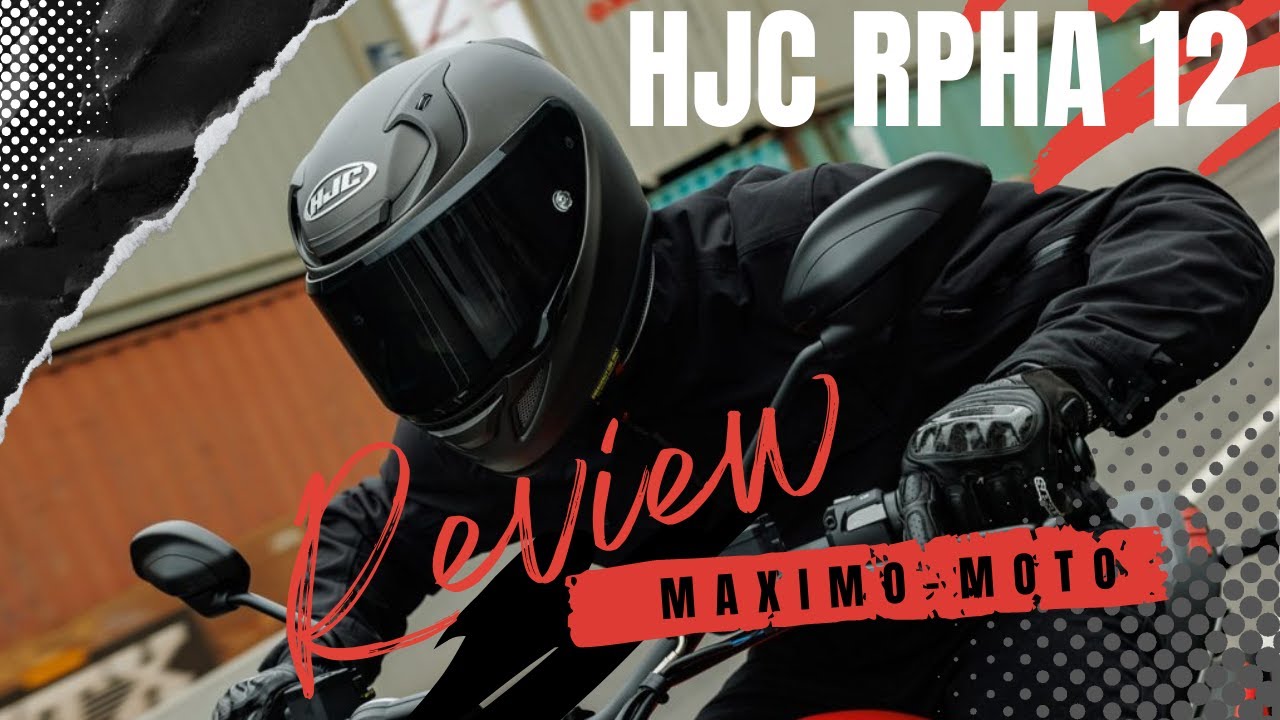 Review HJC RPHA 12.  NUEVO CASCO DE MOTO DEPORTIVO💥🔥