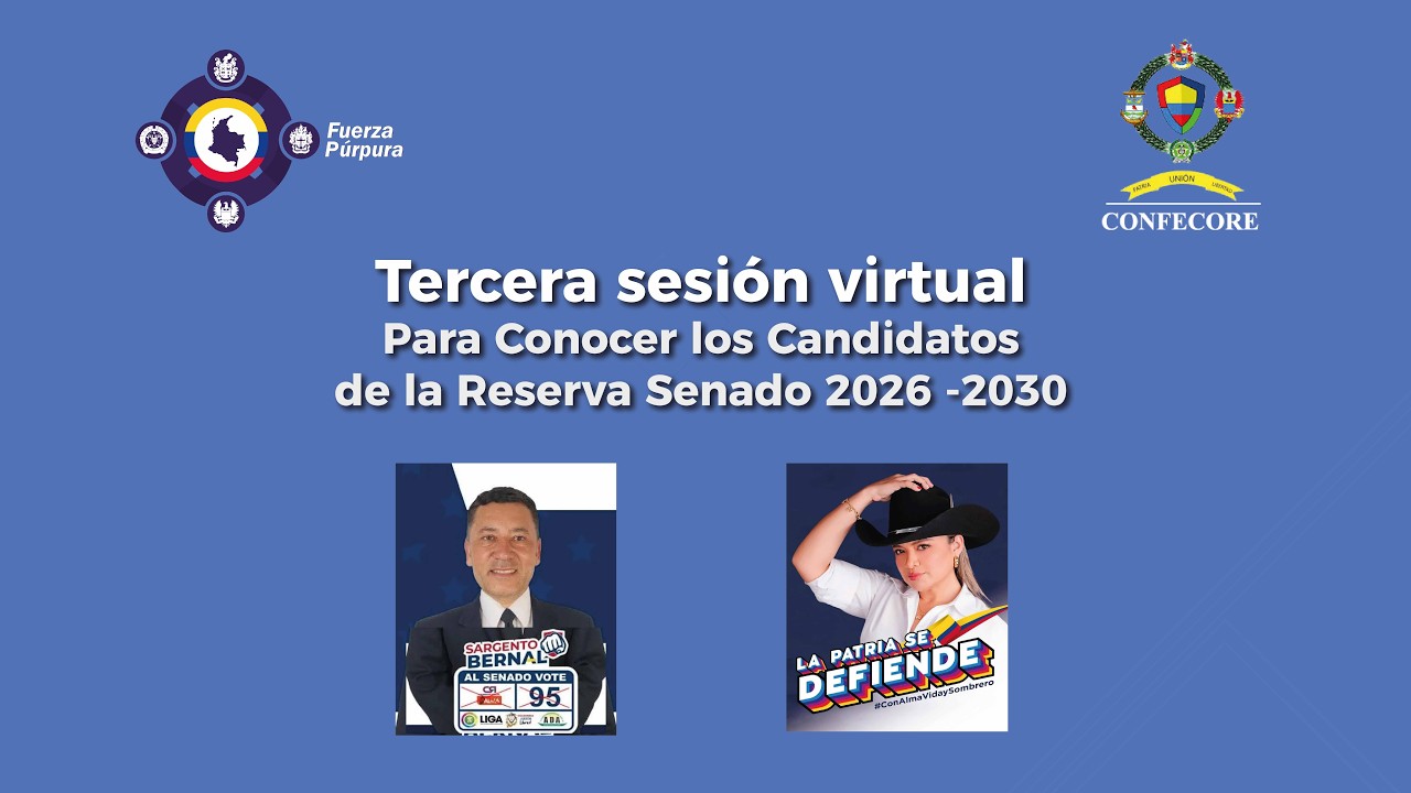 Tercer espacio de diálogo con candidatos al Senado 2026–2030 de la Reserva y Veteranos FP0