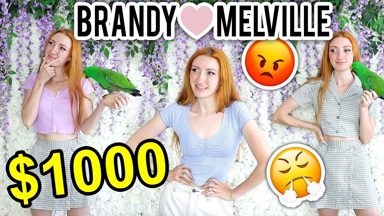 BRANDY MELVILLE HAUL | I SPENT $1000 AT BRANDY MELVILLE & I REGRET IT 😭😡 Huge Try on Haul 2019